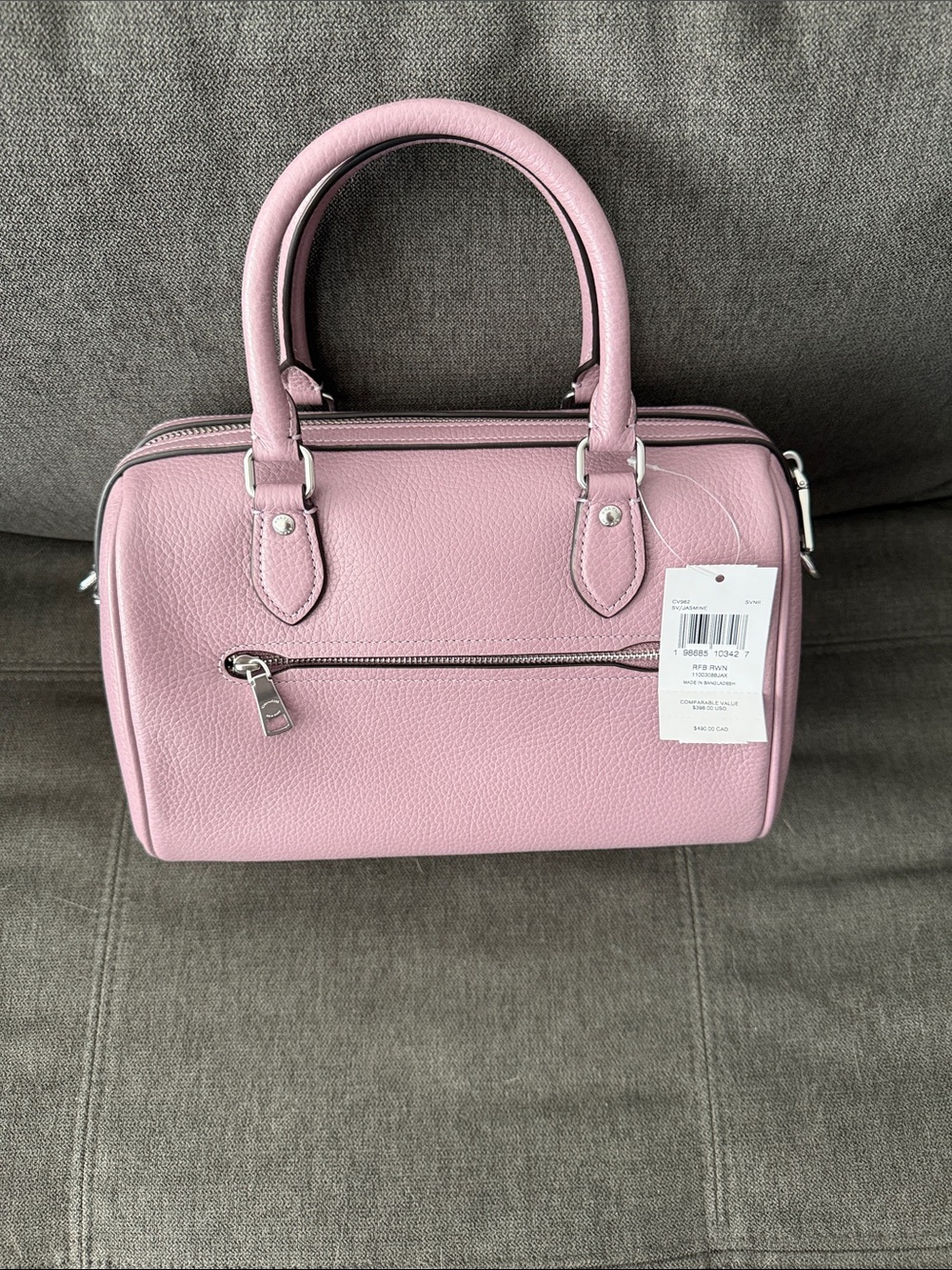 Coach Rowan Satchel Bag in Jasmine - Picture 5 of 12